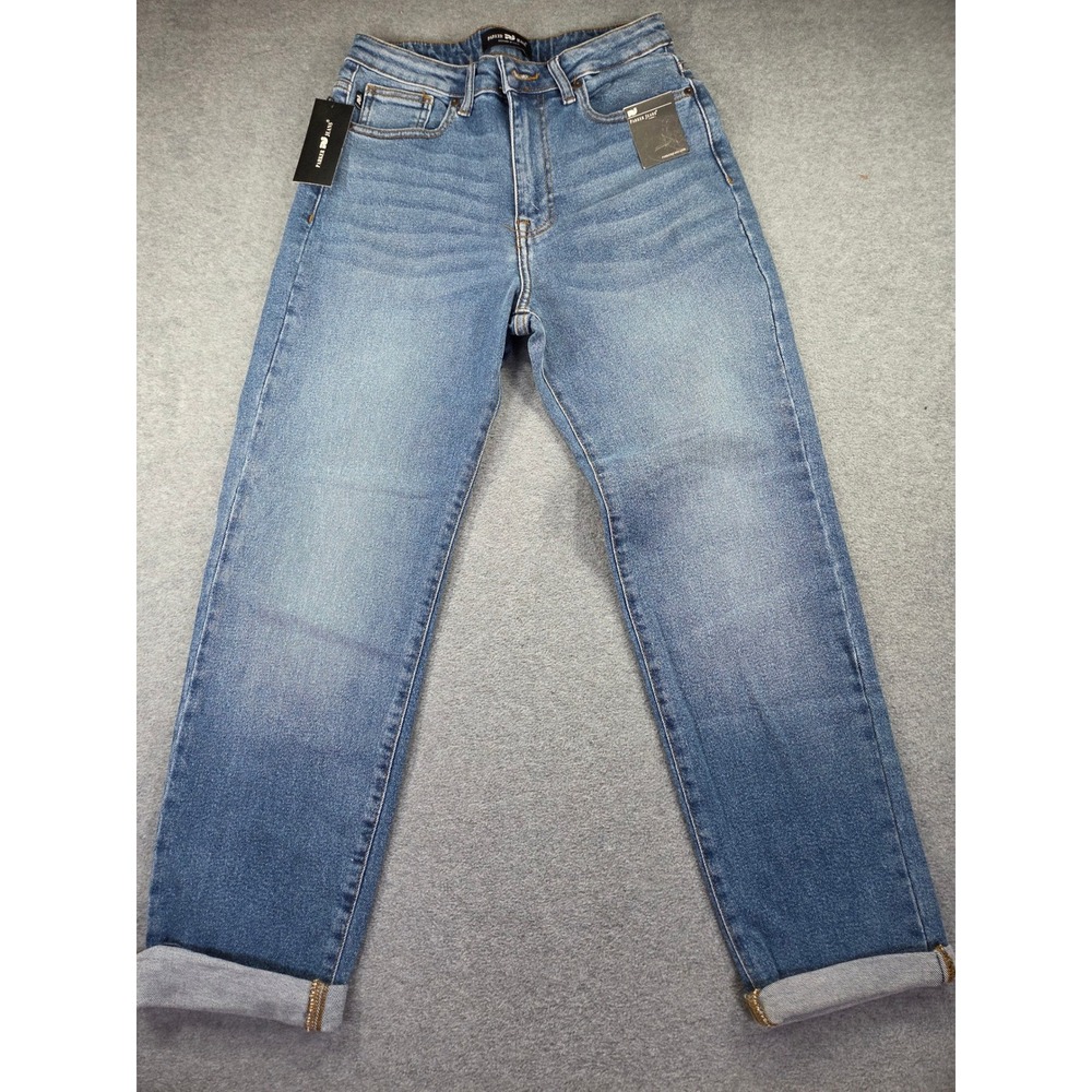 Parker Smith Womens High Rise Boyfriend Jeans Size 7 Blue Casual PM-7016H